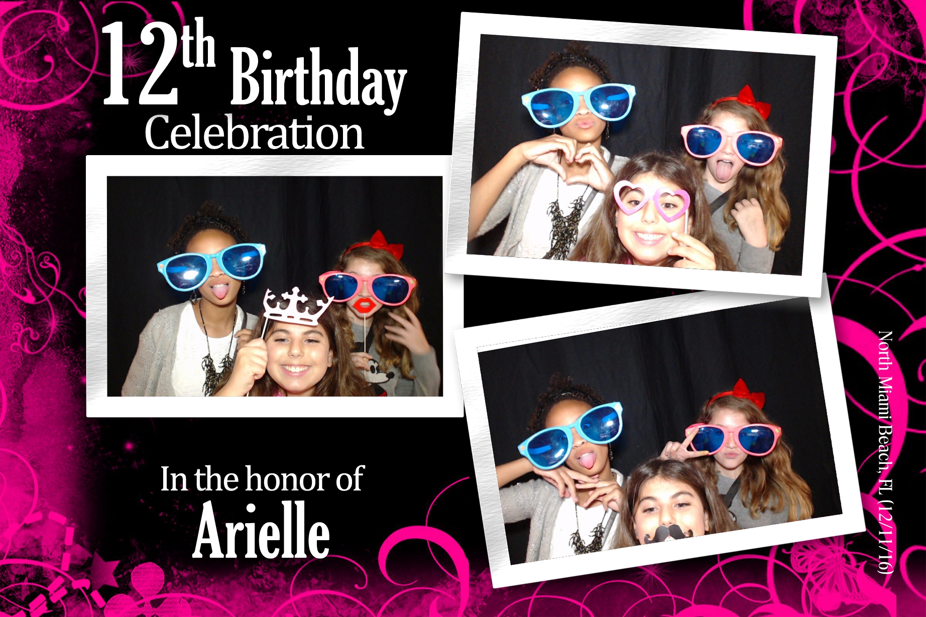 Partyflix Basic Photo booth rental in Miami Package