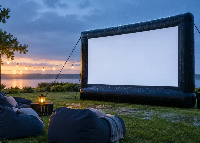 Are Screens Waterproof for Outdoor Events?