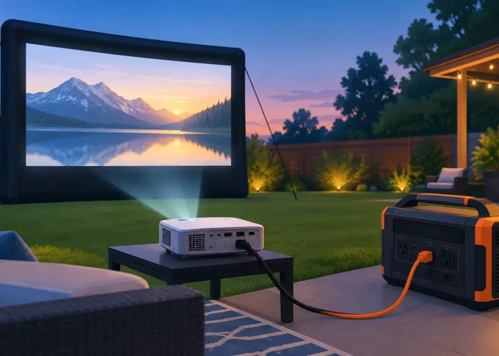 How to Power an Outdoor Projector Safely
